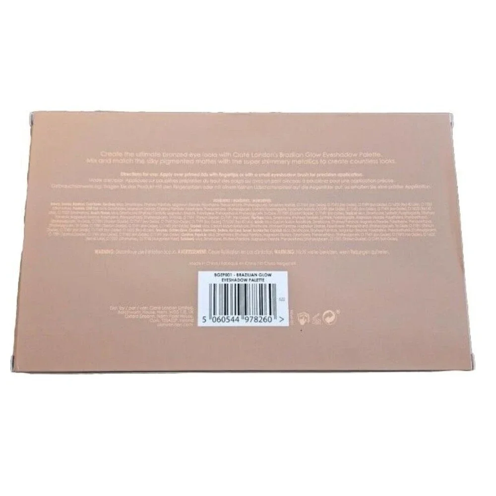 Eyeshadow Palette Nude Matte Glitter Mega Brazilian Glow by Ciate London 35g